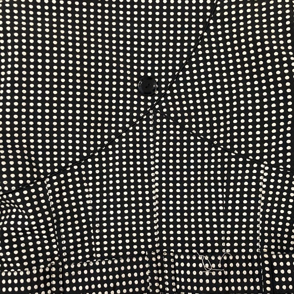 Polka dot trench coat. Armor Jeans. Size XL. - Picture 5 of 8